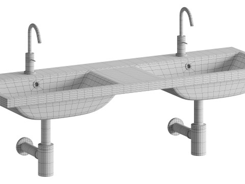 Roca The Gap Washbasin 3D Model