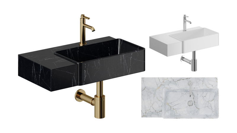 Wastafel Roca TURA Model 3D .c4d .max .obj .3ds .fbx .stl .blend 