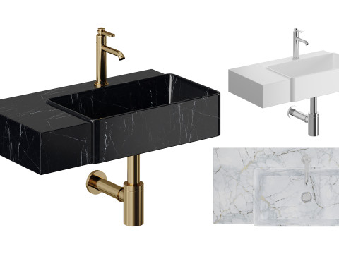 Roca TURA Washbasin 3D Model