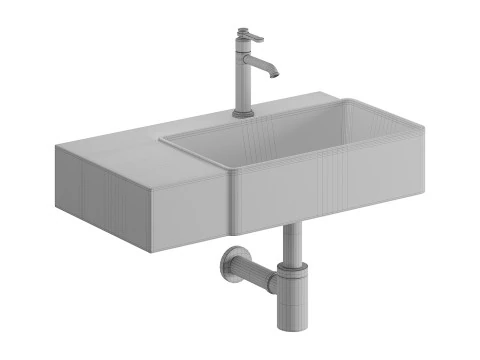 Roca TURA Washbasin 3D Model