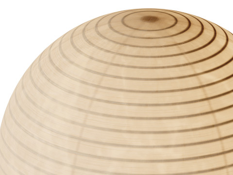 Round LED Japanese Style Lantern Rice Paper Desk Lamp 3Dモデル