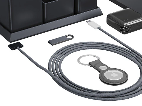 Conjunto de equipamentos Apple 01 Modelo 3D