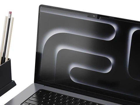 Conjunto de equipamentos Apple 01 Modelo 3D
