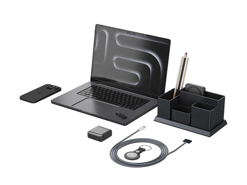 Conjunto de equipamentos Apple 01 Modelo 3D