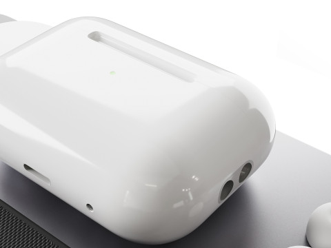 Set of Apple equipment 02 3D 모델