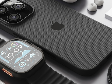 Set of Apple equipment 02 3D 모델