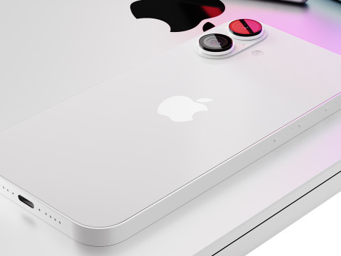 Set of Apple equipment 03 3D 모델