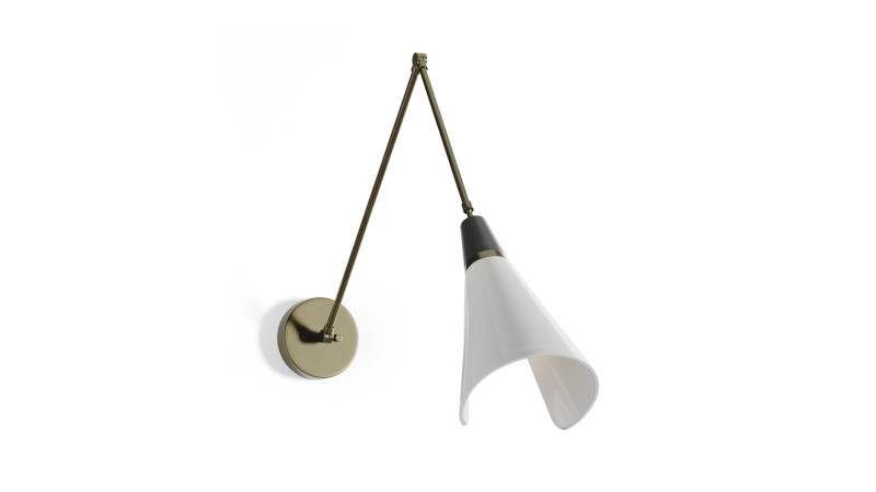 Style Circle Wall Lamp 3D 모델 .c4d .max .obj .3ds .fbx .stl .blend