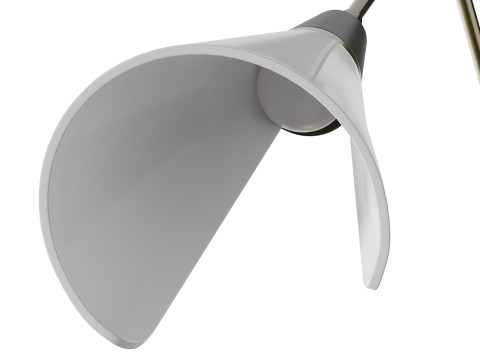 Style Circle Wall Lamp 3D 모델