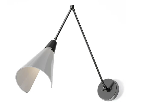 Style Circle Wall Lamp 3D Model