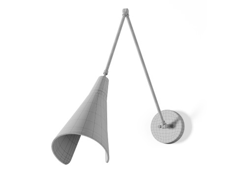 Style Circle Wall Lamp 3D 모델