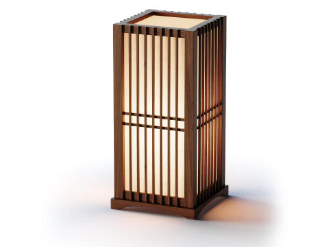 Table Craft Floor Light 3D Model