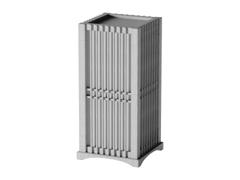 Table Craft Floor Light 3D Model