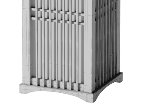 Table Craft Floor Light 3D Model