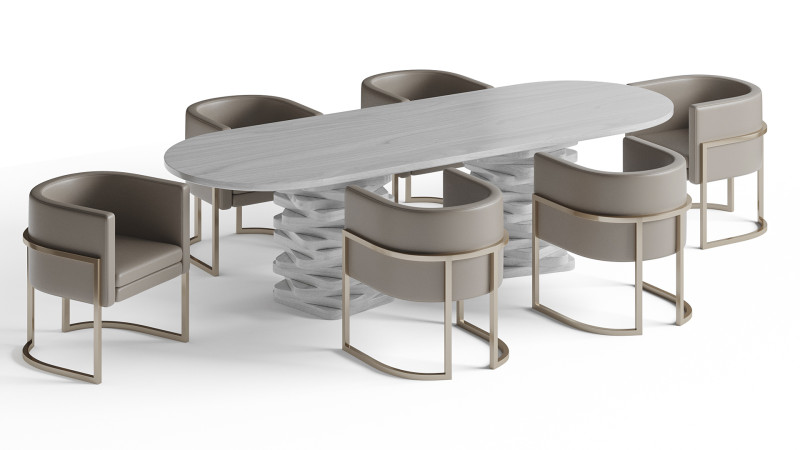 Table Emerald Model 3D .c4d .max .obj .3ds .fbx .stl .blend