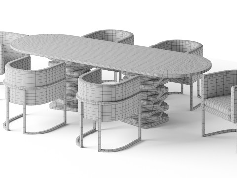 Table Emerald Model 3D