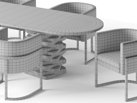Table Emerald Model 3D