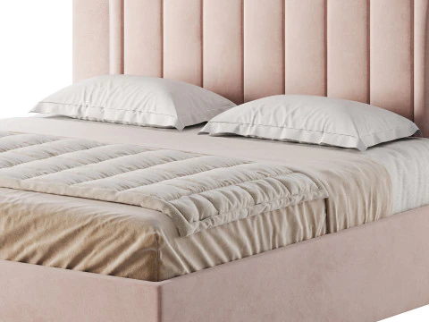 Taka Bedroom Set Sleek and Stylish 3D Model
