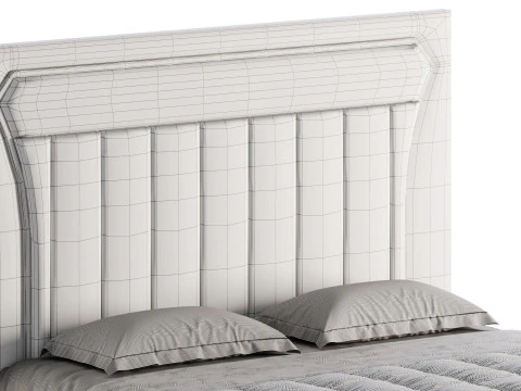 Taka Bedroom Set Sleek and Stylish 3D Model