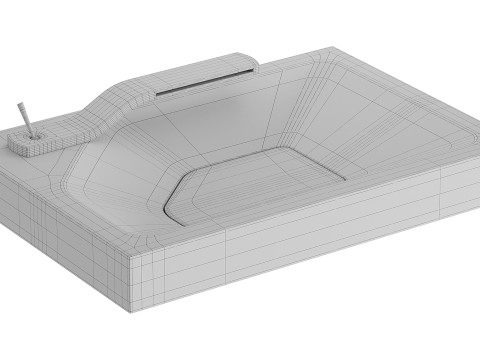 The Ribbon Bathroom Basin Model 3D