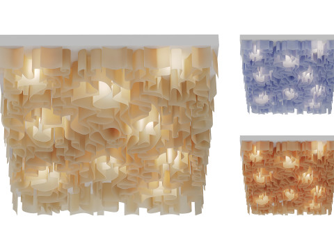 Wave ceiling 3D Model