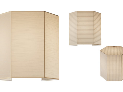 Yamagiwa Junzo Yoshimura Wall Light Lamp 3D 모델