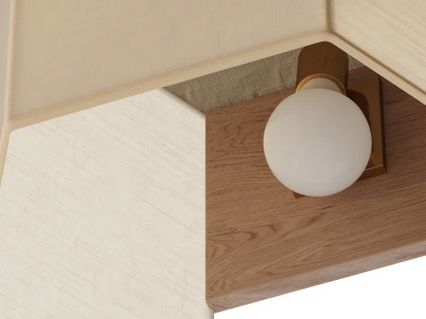 Yamagiwa Junzo Yoshimura Wall Light Lamp 3D Model