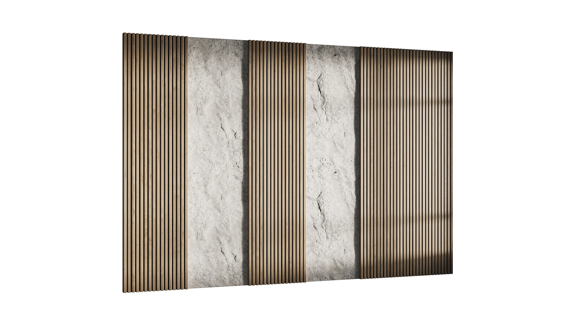 3d Wall Panel 1 Headboard 3D Model .c4d .max .obj .3ds .fbx .stl .blend 