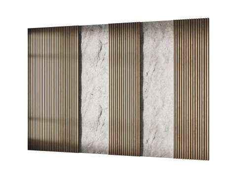 3d Wall Panel 1 Headboard 3D Model