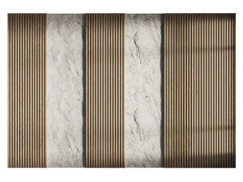 3d Wall Panel 1 Headboard 3D Model