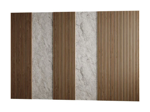 3d Wall Panel 1 Headboard 3D Model