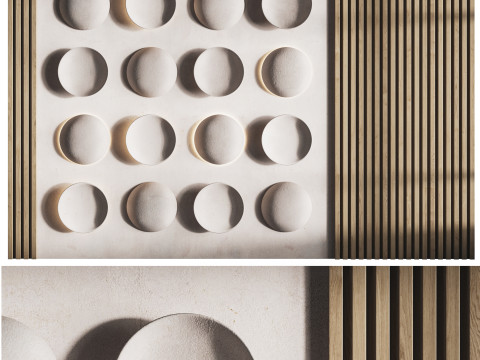 3d Wall Panel 2 Headboard 3D Model