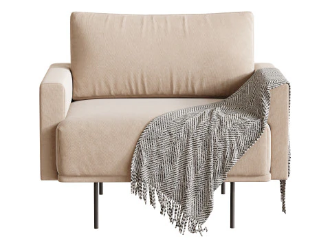 Armchair Misl Barhat Emerald 3D Model