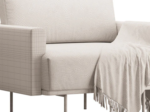 Armchair Misl Barhat Emerald 3D Model