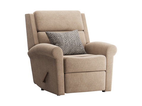 Belle Fabric Recliner 3D 模型