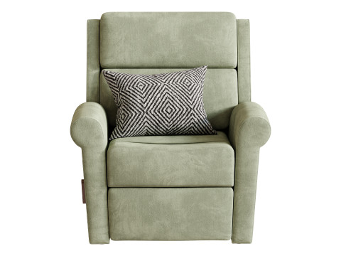 Belle Fabric Recliner 3D 模型