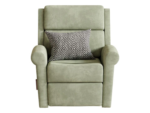 Belle Fabric Recliner 3D Model