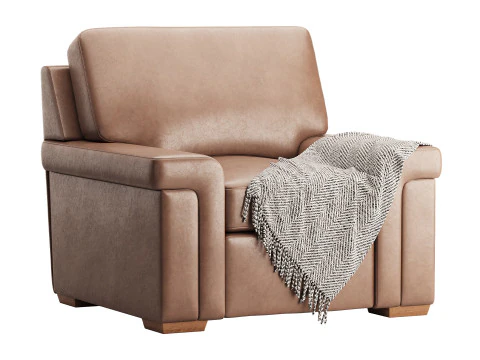 Blanchard Fabric Chair 3D Model