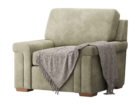 Blanchard Fabric Chair Modèle 3D
