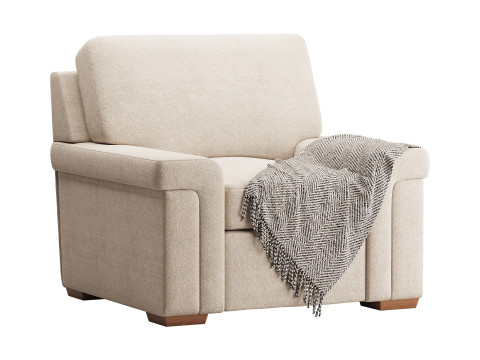 Blanchard Fabric Chair Modèle 3D