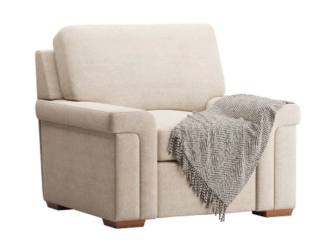 Blanchard Fabric Chair 3D Model