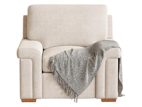 Blanchard Fabric Chair 3D Model