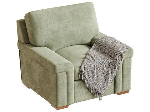 Blanchard Fabric Chair 3D Model