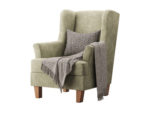 Bradstreet Fabric Chair 3D Model