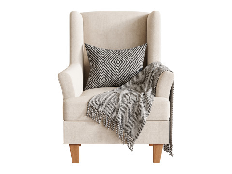 Bradstreet Fabric Chair Modelo 3D