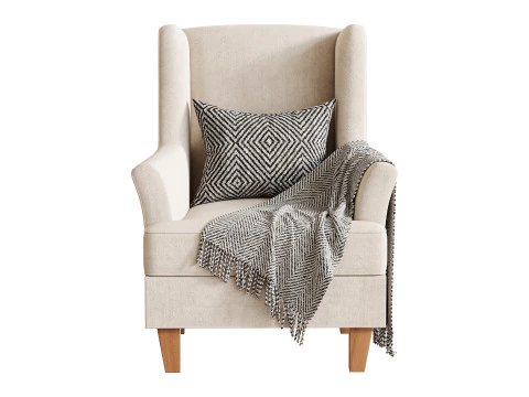 Bradstreet Fabric Chair 3D Model