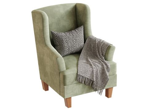 Bradstreet Fabric Chair Modelo 3D