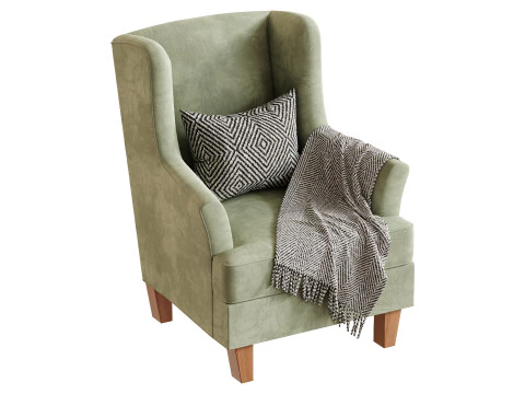Bradstreet Fabric Chair 3D Model