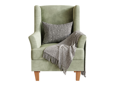 Bradstreet Fabric Chair Modelo 3D
