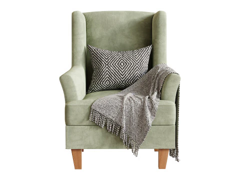 Bradstreet Fabric Chair 3D Model
